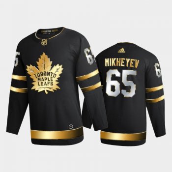 Toronto Maple Leafs Ilya Mikheyev #65 2020-21 Authentic Golden Black Limited Edition Jersey