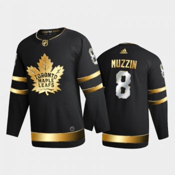 Toronto Maple Leafs Jake Muzzin #8 2020-21 Authentic Golden Black Limited Edition Jersey