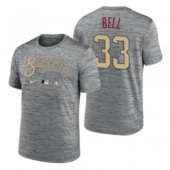 Arizona Diamondbacks Jay Bell Anthracite 2021 City Connect Practice T-Shirt