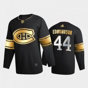 Montreal Canadiens Joel Edmundson #44 2020-21 Golden Edition Black Limited Authentic Jersey