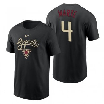 Arizona Diamondbacks Ketel Marte Black 2021 City Connect Graphic T-Shirt