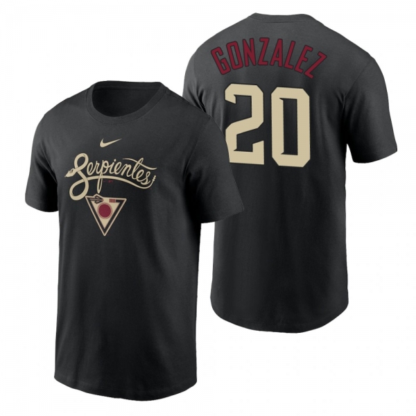 Arizona Diamondbacks Luis Gonzalez Black 2021 City Connect Graphic T-Shirt