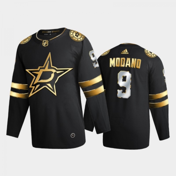 Dallas Stars Mike Modano #9 2020-21 Authentic Golden Black Limited Edition Jersey