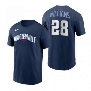 Chicago Cubs Mitch Williams Navy 2021 City Connect Name Number T-Shirt