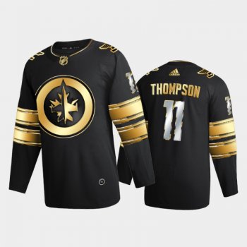 Winnipeg Jets Nate Thompson #11 2020-21 Golden Edition Black Limited Authentic Jersey