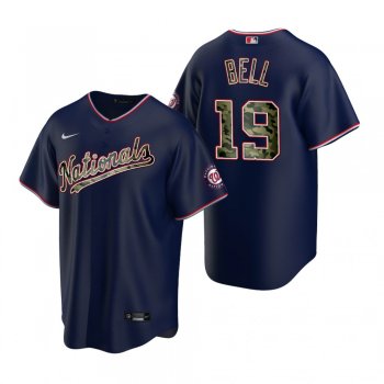 Washington Nationals Josh Bell Navy 2021 Memorial Day Jersey