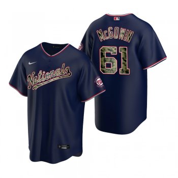 Washington Nationals Kyle McGowin Navy 2021 Memorial Day Jersey