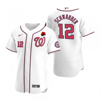 Washington Nationals Kyle Schwarber White 2021 Memorial Day Authentic Jersey