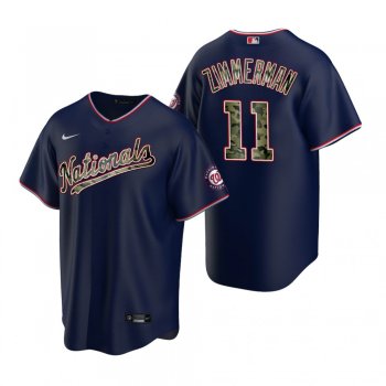 Washington Nationals Ryan Zimmerman Navy 2021 Memorial Day Jersey