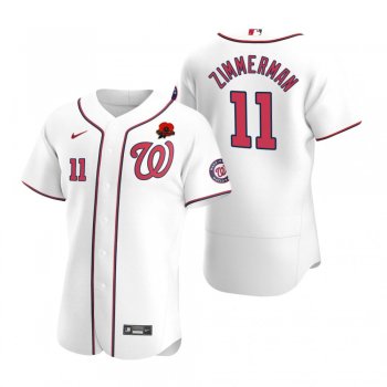 Washington Nationals Ryan Zimmerman Authentic White 2021 Memorial Day Jersey