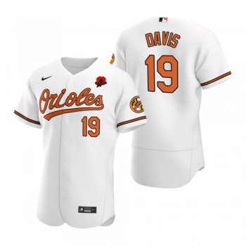 Baltimore Orioles Chris Davis Authentic White 2021 Memorial Day Jersey