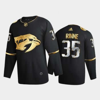 Nashville Predators Pekka Rinne #35 2020-21 Golden Edition Black Limited Authentic Jersey