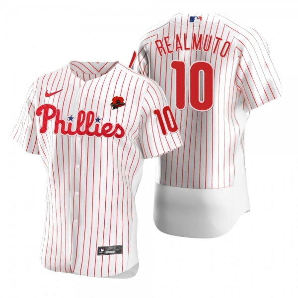 Philadelphia Phillies J.T. Realmuto Authentic White 2021 Memorial Day Jersey