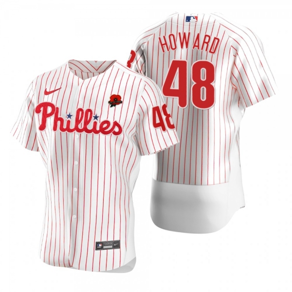 Philadelphia Phillies Spencer Howard White 2021 Memorial Day Authentic Jersey