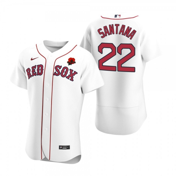 Boston Red Sox Danny Santana Authentic White 2021 Memorial Day Jersey