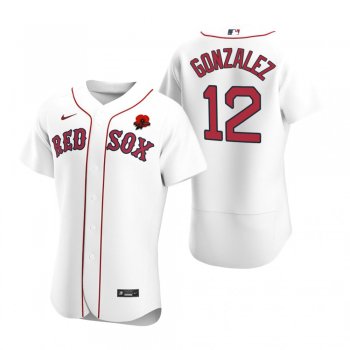 Boston Red Sox Marwin Gonzalez Authentic White 2021 Memorial Day Jersey