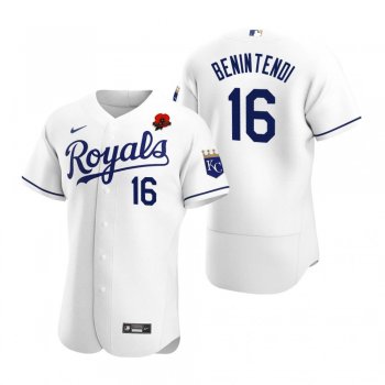 Kansas City Royals Andrew Benintendi White 2021 Memorial Day Authentic Jersey