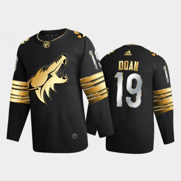 Arizona Coyotes Shane Doan #19 2020-21 Golden Edition Black Limited Authentic Jersey