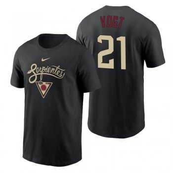 Arizona Diamondbacks Stephen Vogt Black 2021 City Connect Graphic T-Shirt