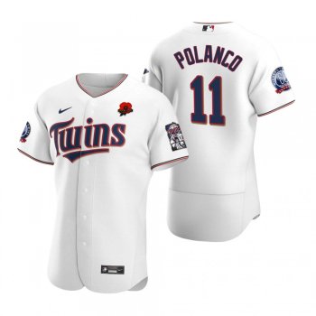 Minnesota Twins Jorge Polanco White 2021 Memorial Day Authentic Jersey