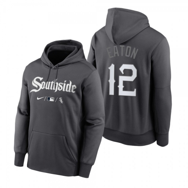 Chicago White Sox Adam Eaton Anthracite 2021 City Connect Performance Hoodie