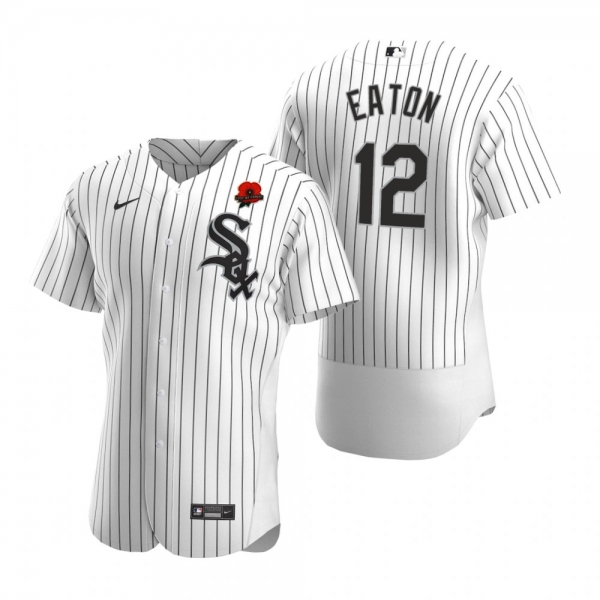 Chicago White Sox Adam Eaton White 2021 Memorial Day Authentic Jersey