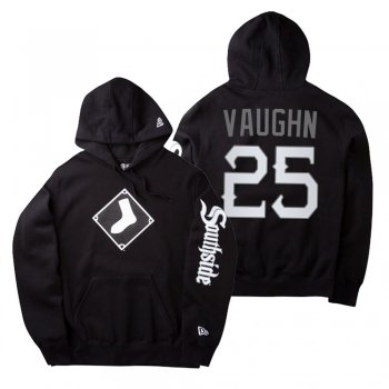 Chicago White Sox Andrew Vaughn Black 2021 City Connect Hoodie