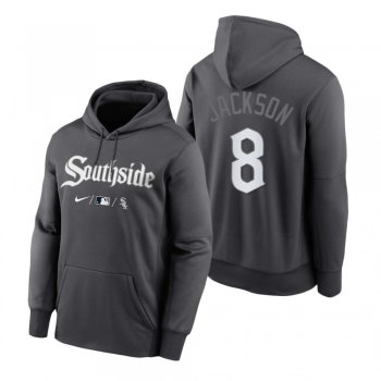 Chicago White Sox Bo Jackson Anthracite 2021 City Connect Performance Hoodie