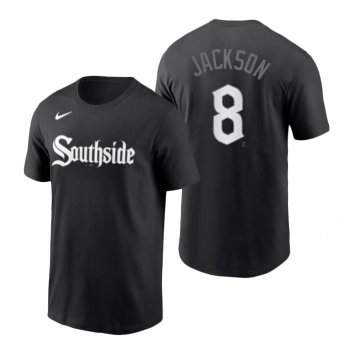 Chicago White Sox Bo Jackson Black 2021 City Connect Wordmark T-Shirt