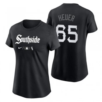 Women's Chicago White Sox Black 2021 City Connect Codi Heuer T-Shirt