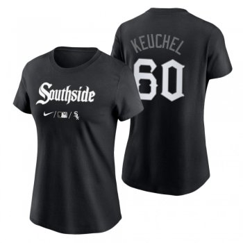 Women's Chicago White Sox Black 2021 City Connect Dallas Keuchel T-Shirt