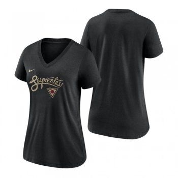 Women's Arizona Diamondbacks Black 2021 City Connect T-Shirt