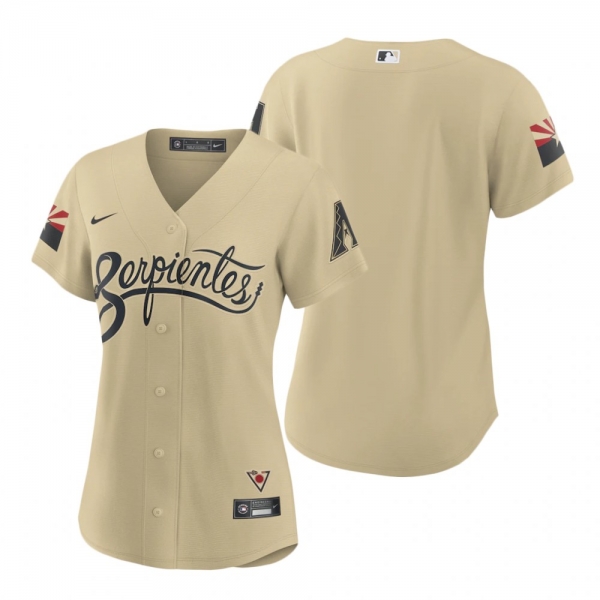 Women's Arizona Diamondbacks Gold 2021 City Connect Replica Jersey