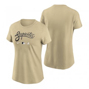 Women's Arizona Diamondbacks Gold 2021 City Connect T-Shirt