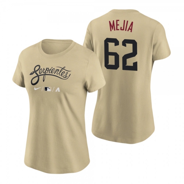 Women's Arizona Diamondbacks Gold 2021 City Connect Humberto Mejia T-Shirt