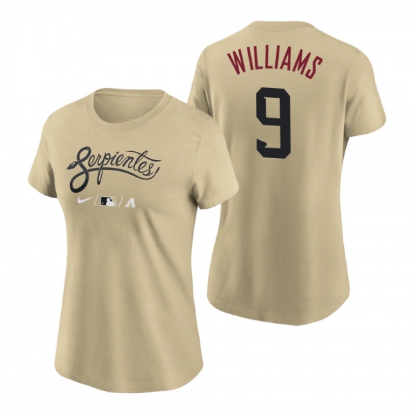 Women's Arizona Diamondbacks Gold 2021 City Connect Matt Williams T-Shirt