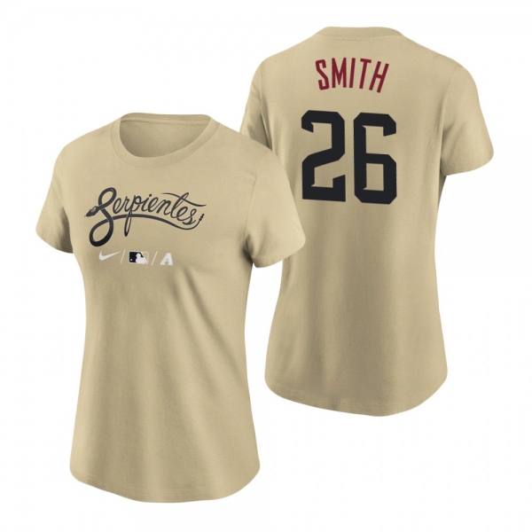 Women's Arizona Diamondbacks Gold 2021 City Connect Pavin Smith T-Shirt