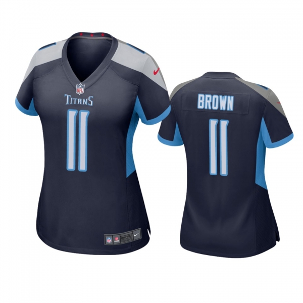 Women's Tennessee Titans A.J. Brown Navy 2019 NFL Draft Game Jersey