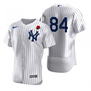 New York Yankees Albert Abreu White 2021 Memorial Day Authentic Jersey