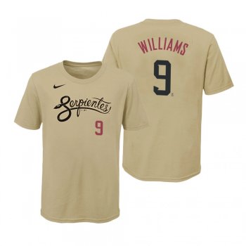 Youth Arizona Diamondbacks Matt Williams Gold Name Number T-Shirt 2021 City Connect