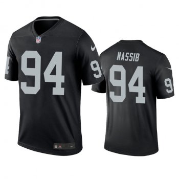 Las Vegas Raiders Carl Nassib Black Legend Jersey - Men's