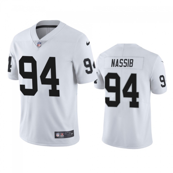 Carl Nassib Las Vegas Raiders White Vapor Limited Jersey