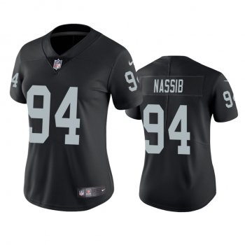 Women's Carl Nassib Las Vegas Raiders Black Vapor Limited Jersey