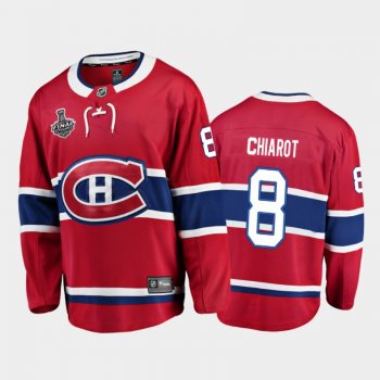 Men Montreal Canadiens Ben Chiarot #8 2021 Stanley Cup Final Red Home Jersey