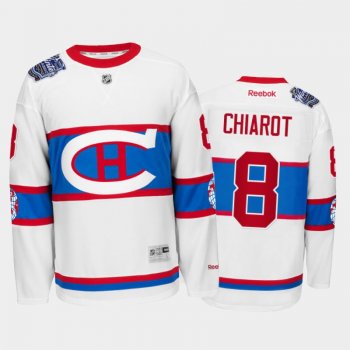 Men Montreal Canadiens Ben Chiarot #8 Throwback to World White Winter Classic Jersey