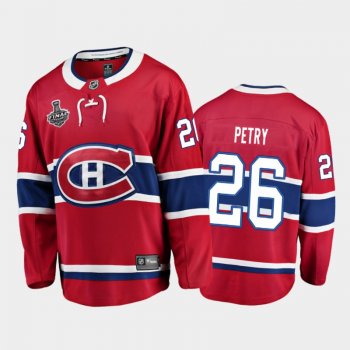 Men Montreal Canadiens Jeff Petry #26 2021 Stanley Cup Final Red Home Jersey