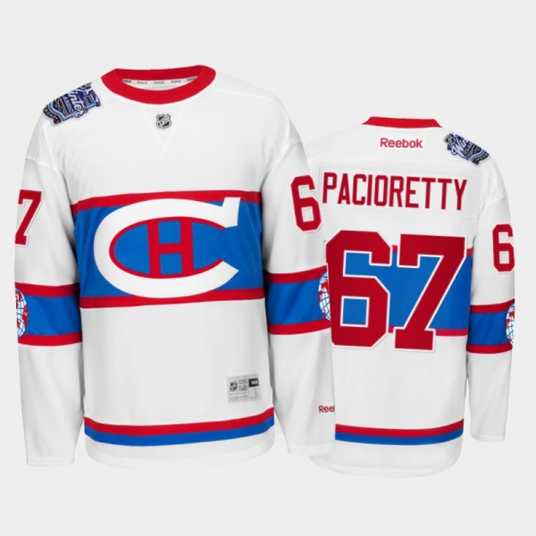 Men Montreal Canadiens Max Pacioretty #67 Throwback to World White Winter Classic Jersey