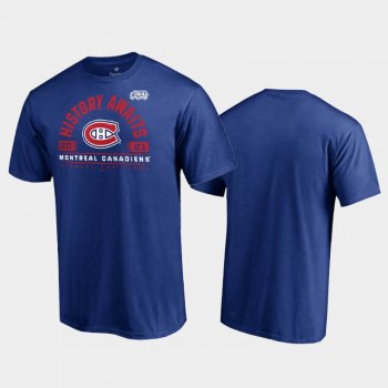 Men Montreal Canadiens 2021 Stanley Cup Final Zone Navy T-Shirt