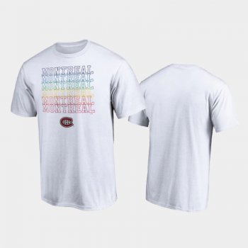 Men's Montreal Canadiens City Pride White T-Shirt