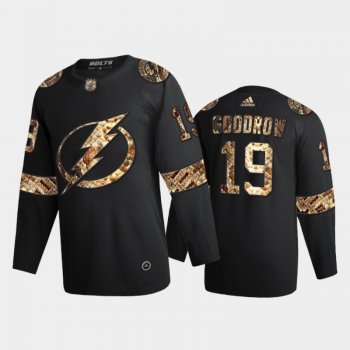 Tampa Bay Lightning Barclay Goodrow #19 Python Skin Black 2021 Exclusive Edition Jersey